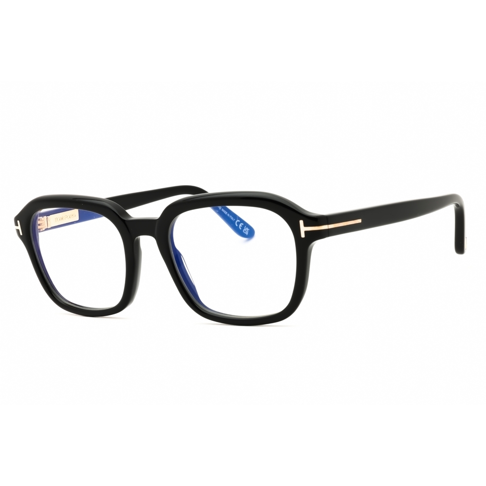 Tom Ford FT6060 Eyeglasses Shiny Black Acetate Oval